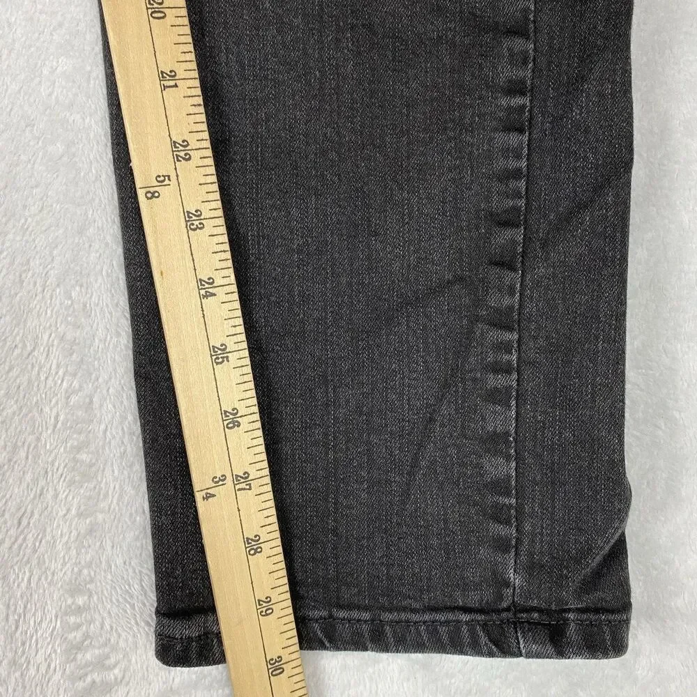 Levis 514 Jeans Mens 36x32 (Fits 36x30) Black Straight Fit Stretch Denim Casual